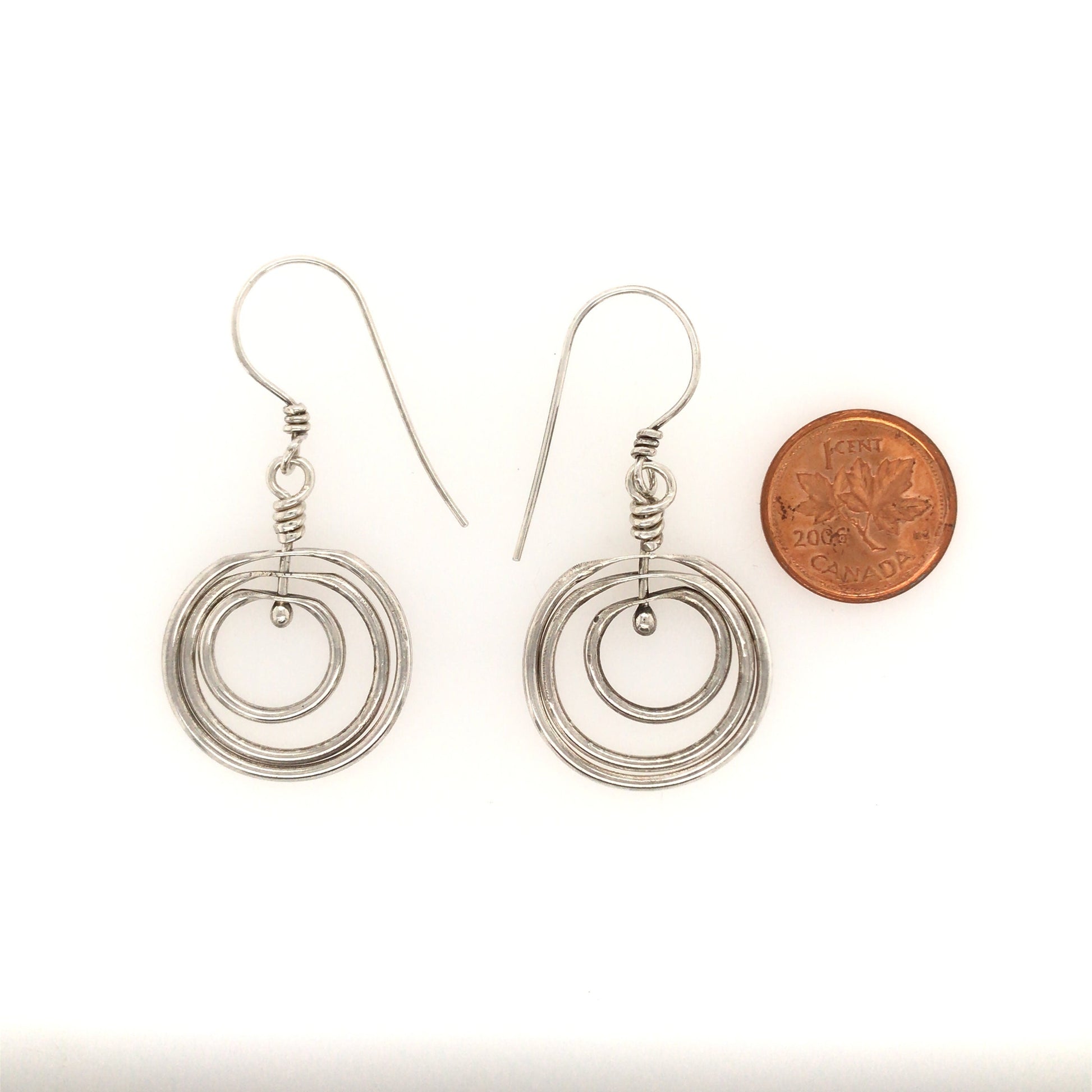 Sterling Silver Solar System Earrings ("Solar System Earrings") - Barb Murrin Jewelry