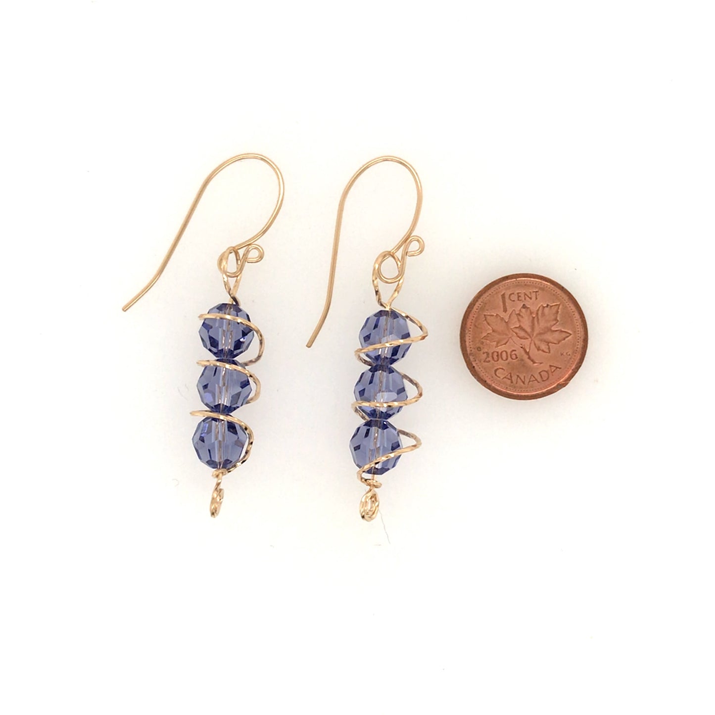 Swarovski Birthstone Orbit Earrings, January to June (DISCONTINUING) - Barb Murrin Jewelry