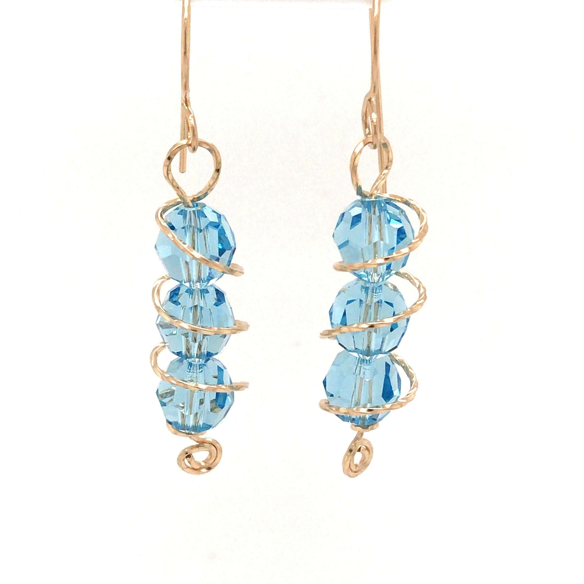 Swarovski Birthstone Orbit Earrings, January to June (DISCONTINUING) - Barb Murrin Jewelry