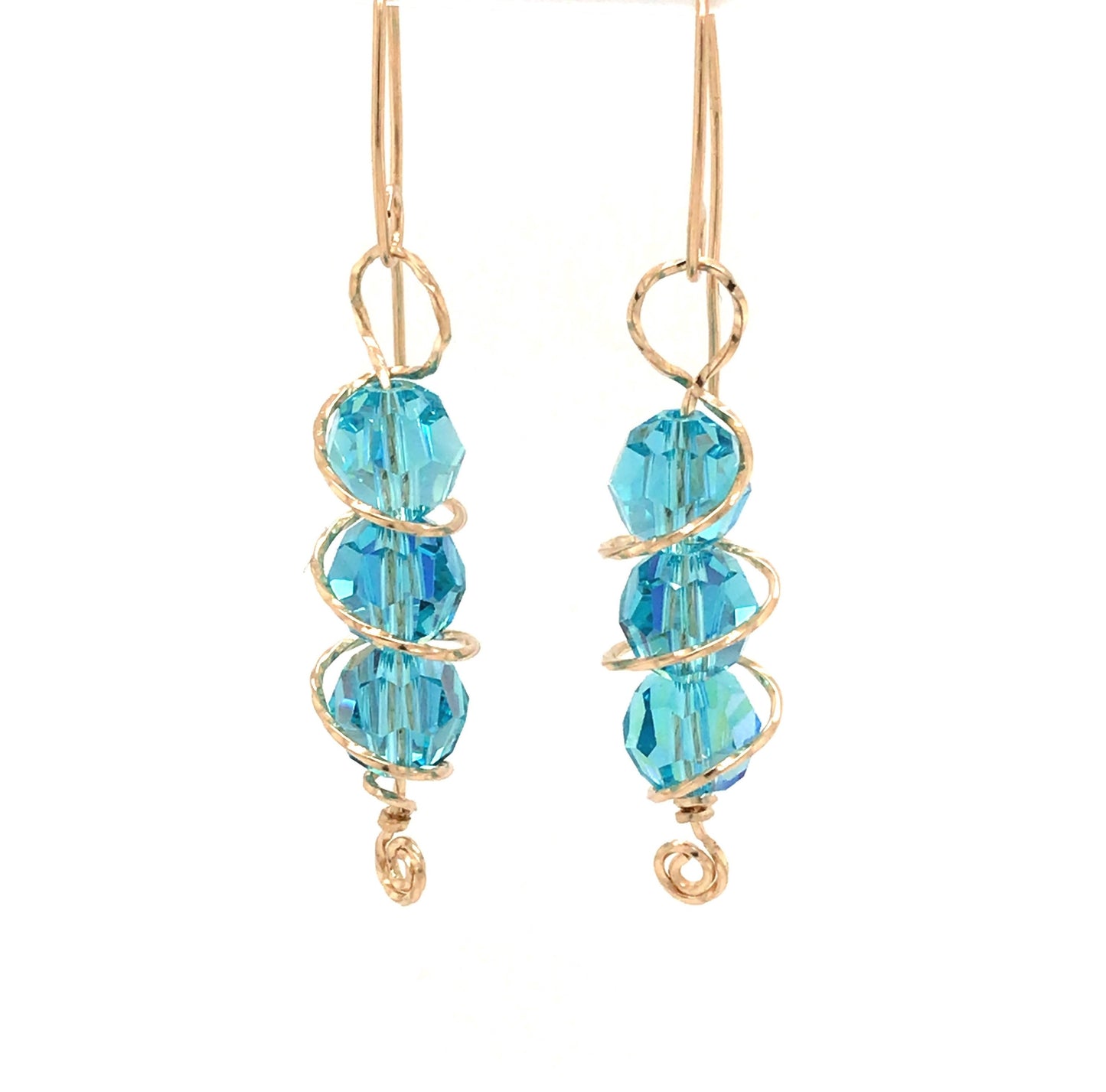 Swarovski Birthstone Orbit Earrings, July to December & Other (DISCONTINUING) - Barb Murrin Jewelry