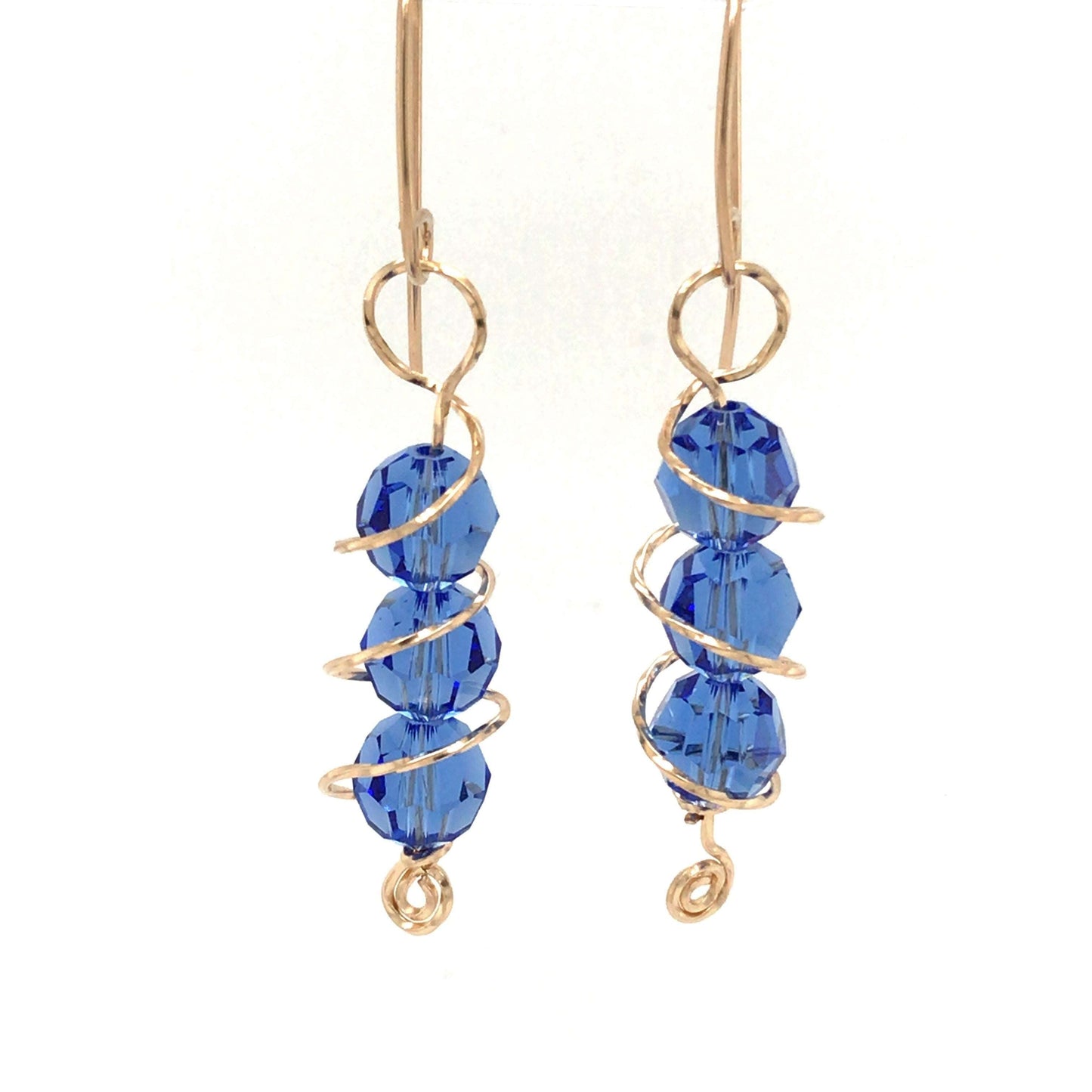 Swarovski Birthstone Orbit Earrings, July to December & Other (DISCONTINUING) - Barb Murrin Jewelry