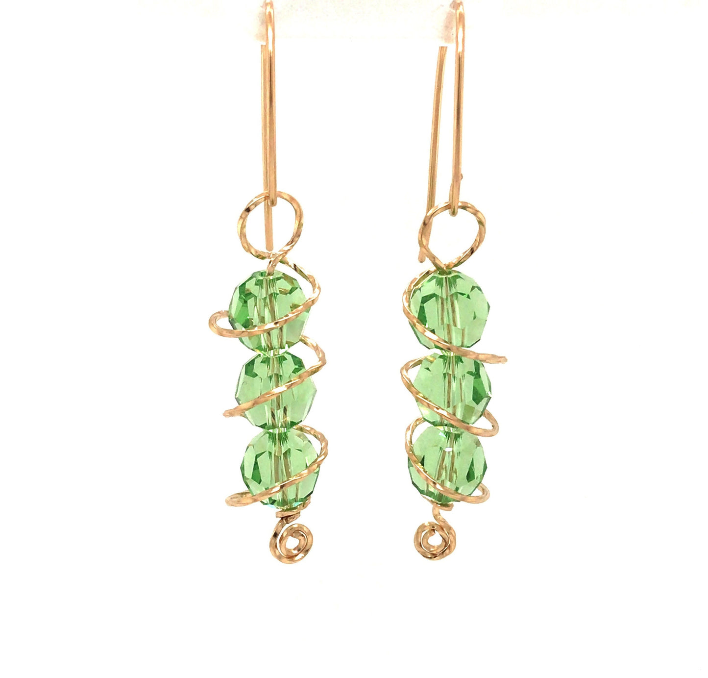 Swarovski Birthstone Orbit Earrings, July to December & Other (DISCONTINUING) - Barb Murrin Jewelry